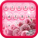 Rose Gold Diamod Keyboard Them APK