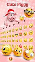 Cute Piggy - Keyboard Theme Ekran Görüntüsü 1