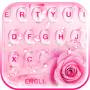 Rose Water Drops Keyboard Theme APK