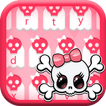 Cute Skull - Keyboard Theme