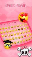 Cute Skull - Keyboard Theme poster