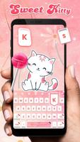 Sweet Kitty - Keyboard Theme الملصق