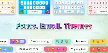 My Photo Keyboard Themes, Font