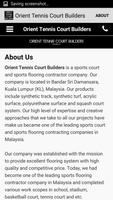 Tenniscourtbuilders.my capture d'écran 2