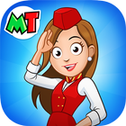 My Town Airport games for kids icon