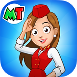 My Town Airport games for kids biểu tượng