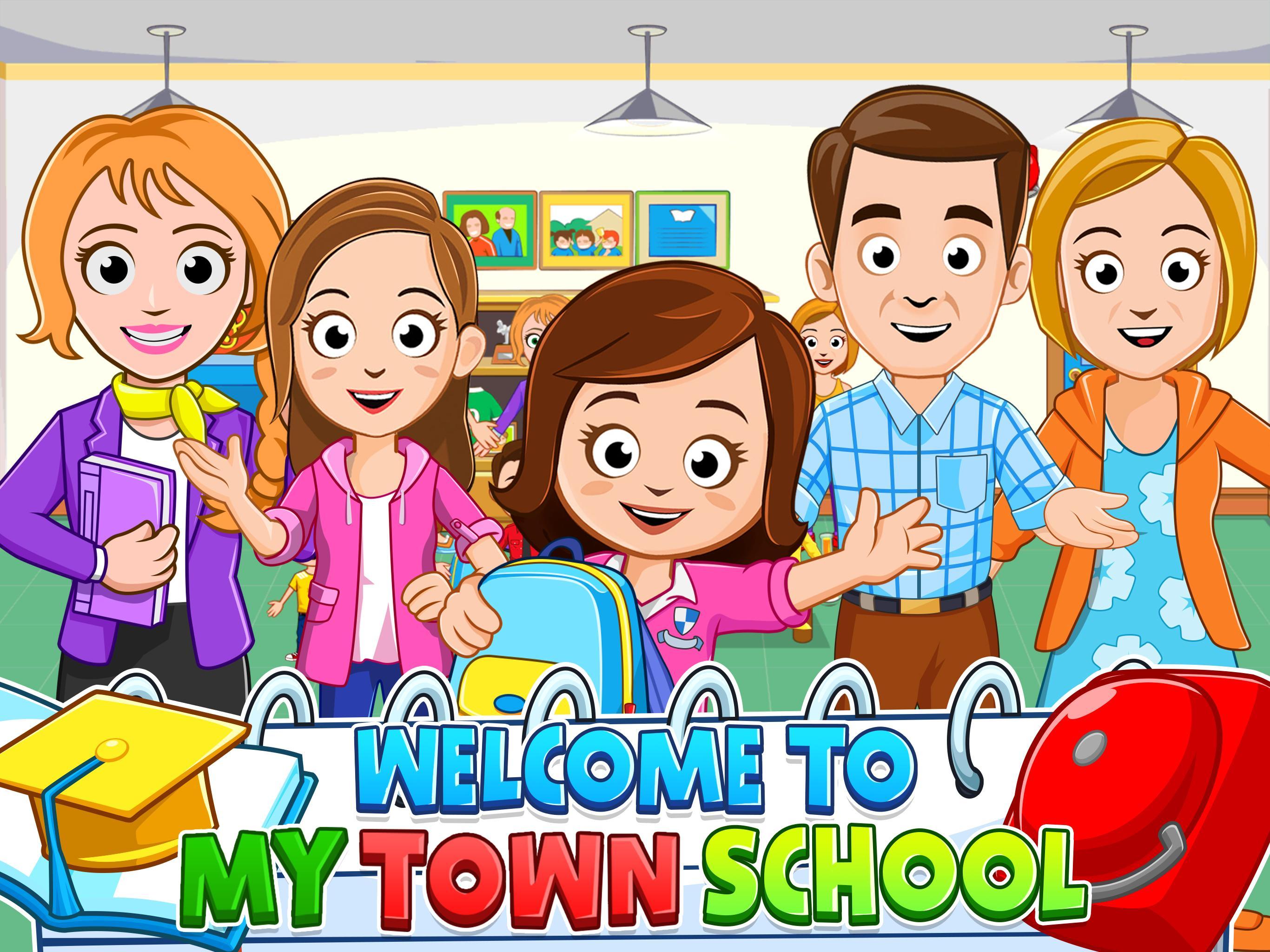 Игры город школа. My Town школа. Игра my Town. My City школа. My Play Home School.