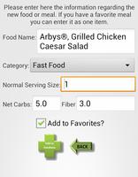 myCarb Counter 스크린샷 2