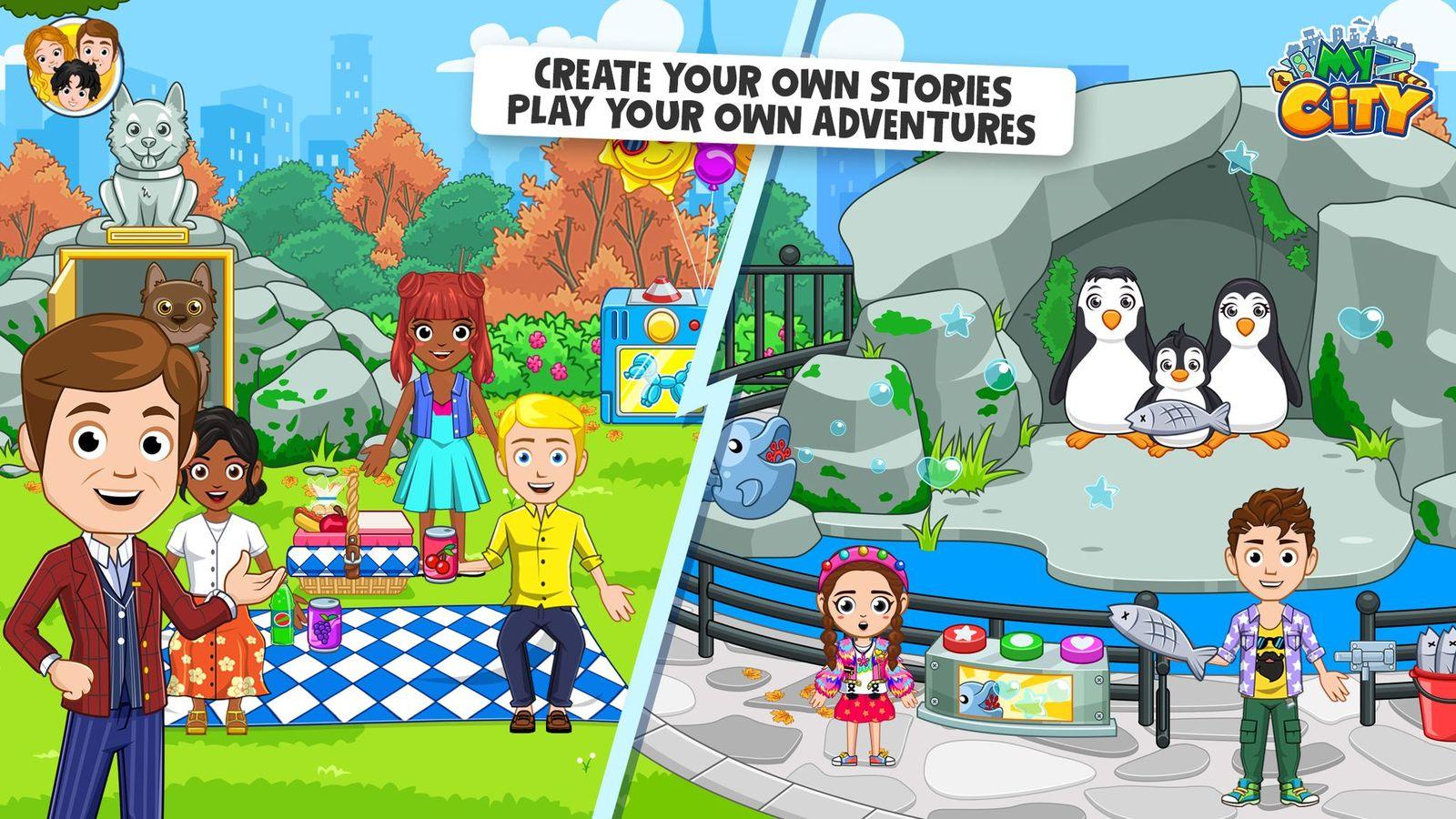 Бесплатные игры май сити. Игра my Town. My Play City игры. My City. Аквапарк my Town игра.