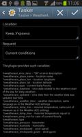 Weather ACE Tasker plugin capture d'écran 1