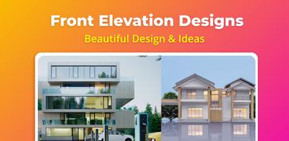 Front Elevation Design (HD) الملصق
