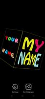 3D My Name Live Wallpaper Plakat