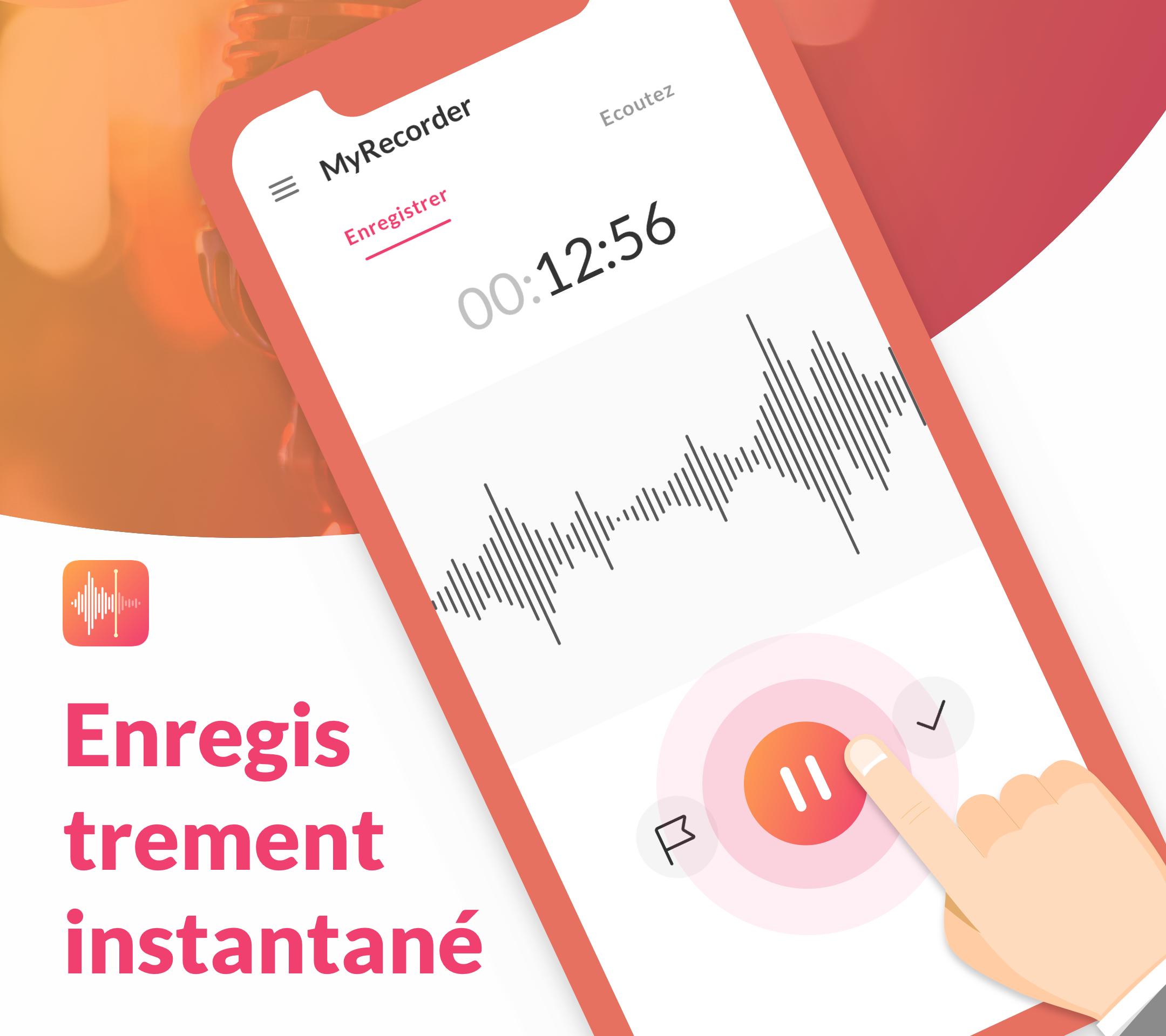 Enregistreur Vocal Gratuit - L'app de Dictaphone pour Android - Téléchargez  l'APK