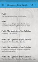 The Mysteries of the Qabalah - Elias Gewurz اسکرین شاٹ 1