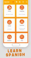 Learn Spanish : Conversations - Free Audio Lessons โปสเตอร์