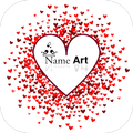 Valentine Day Name Art - Love Name Maker