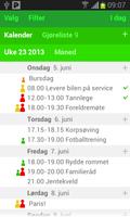 PlenoFamilie: felles kalender screenshot 1