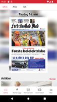 Fredriksstad Blad eAvis Affiche