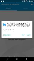 nRF Beacon for Eddystone الملصق