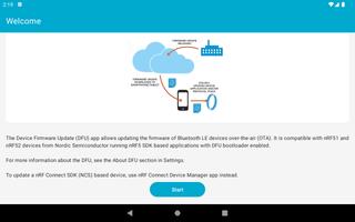 nRF Device Firmware Update captura de pantalla 3