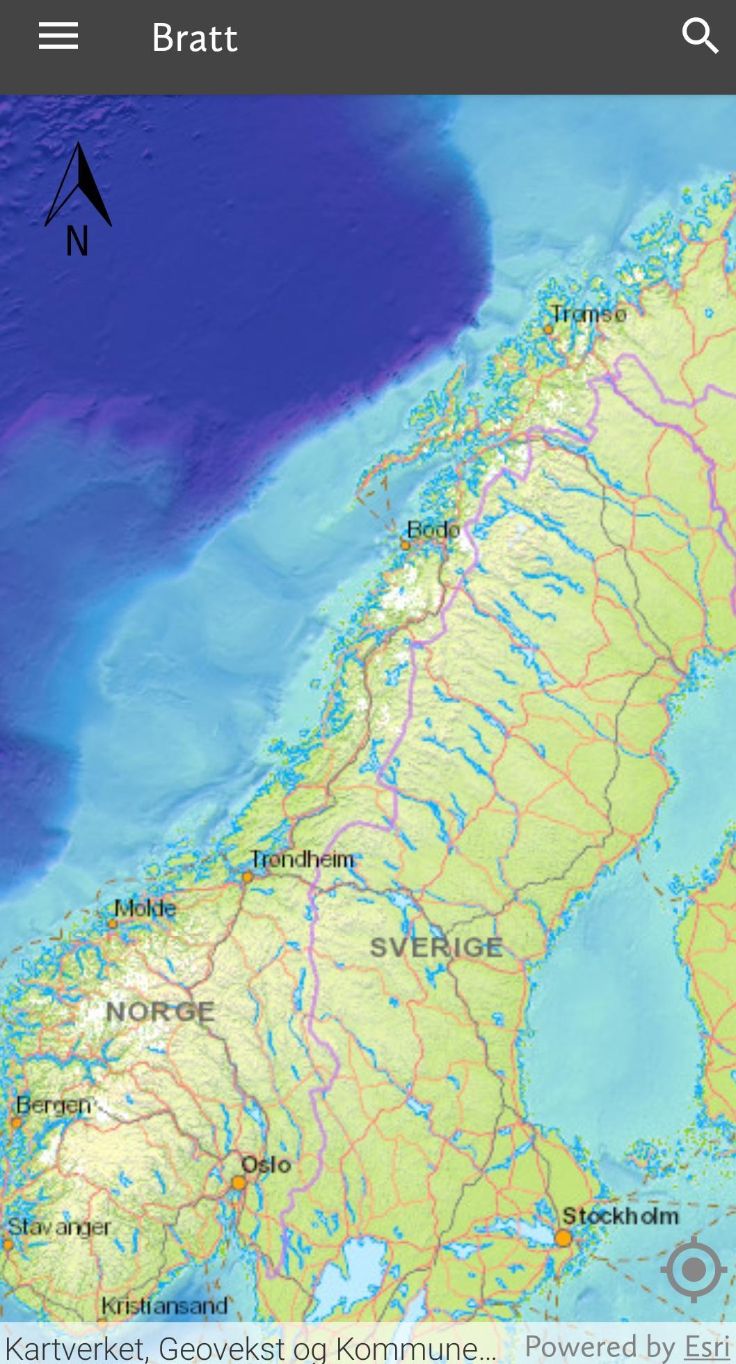 Topografisk Kart Sverige