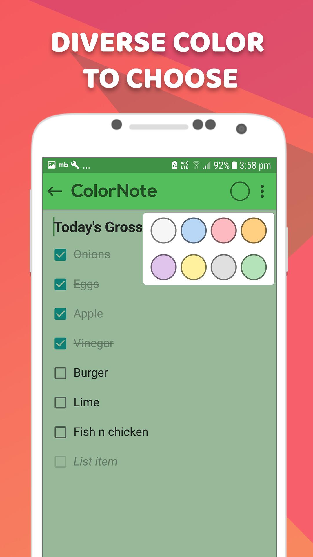 Color Notes for Android - APK Download