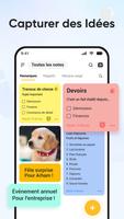 Notes: color Bloc-notes, Memo Affiche
