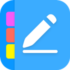 Kladblok: notities in kleur-icoon