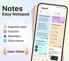 Notes - Easy Notepad Plakat