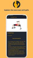 GYM Coach : home & gym workout ảnh chụp màn hình 2