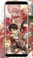 Attack Titan Anime Wallpaper ポスター