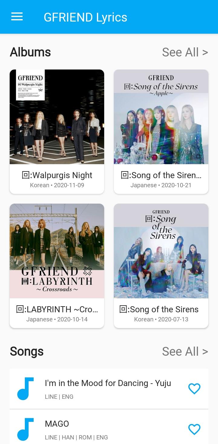 Gfriend Lyrics For Android Apk Download Gfriend Lyrics For Android Apk Download
