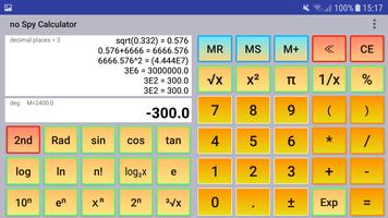 noSpy Calculador (sin permiso) captura de pantalla 1
