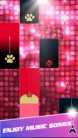 Piano Ladybug Noir Tiles - Sea screenshot 3