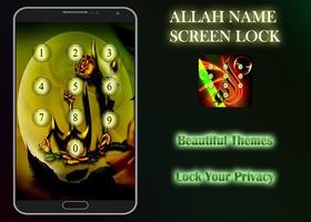 Allah Name Screen Lock capture d'écran 3