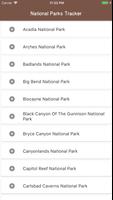 Poster National Parks Tracker