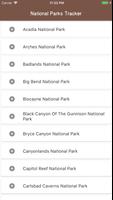 National Parks Tracker plakat
