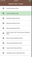 برنامه‌نما National Parks Tracker عکس از صفحه