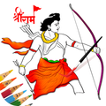 Jai Shri Ram Coloring & Paint