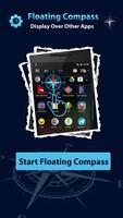 Floating Digital Compass, GPS Affiche