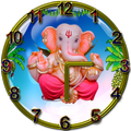 Ganesh Clock  live wallpaper