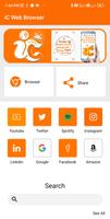 iC Browser :  Fast & Private imagem de tela 1