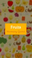 Fruits Memory Game For Kids Affiche