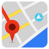 Navigation :cartes itinéraires icône