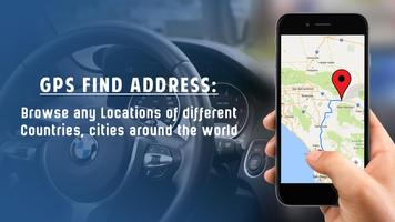 GPS導航：地圖，方向 海報