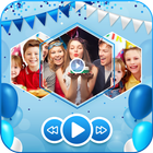 Birthday Video Maker With Song icône