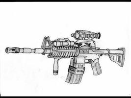 How to draw weapons 4K syot layar 1