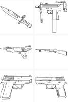How to draw weapons 4K syot layar 2