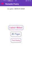 Romantic Poetry poster