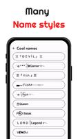 Nickname fire : name style app syot layar 1